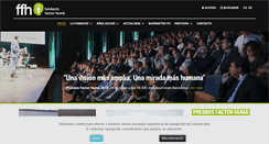 Desktop Screenshot of factorhuma.org